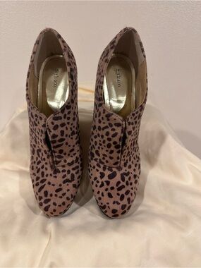 Style & Co. Leopard Print Ankle Booties